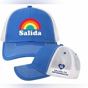 Drift & Amble “Salida” Rainbow Trucker Hat